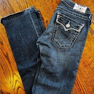 True Religion Dark Blue Boot Cut Jeans